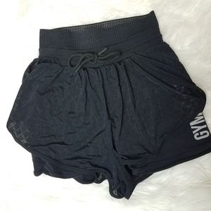 Gymshark Geo Mesh 2 in 1 Short Black XS